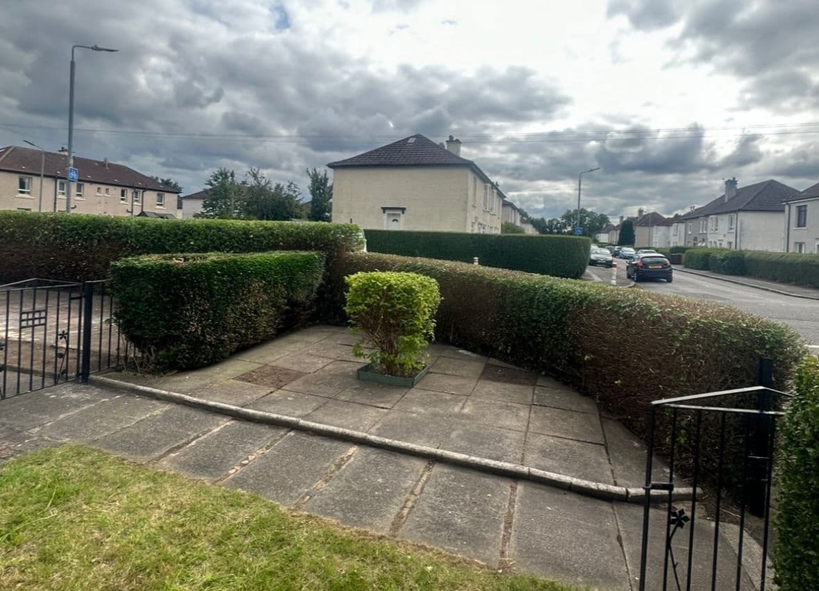 Garden tidied after